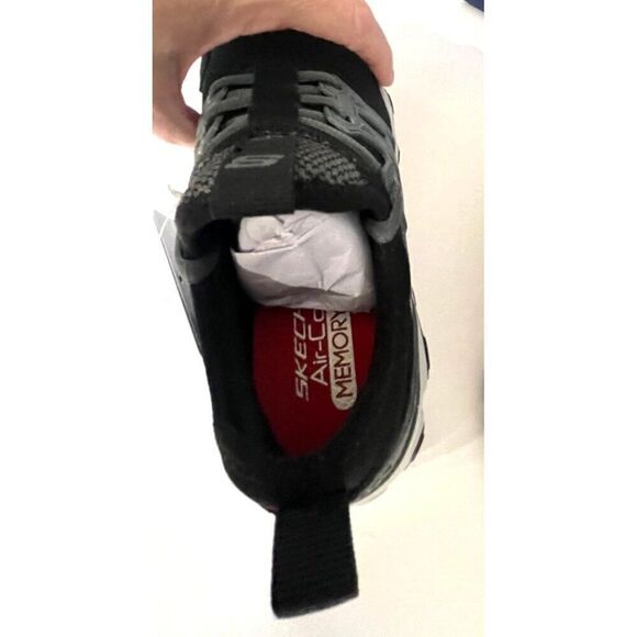 SKECHERS TECHNO STRIDES WORIZO Boy’s SHOEs, Black, Sz. 13 - Picture 6 of 11